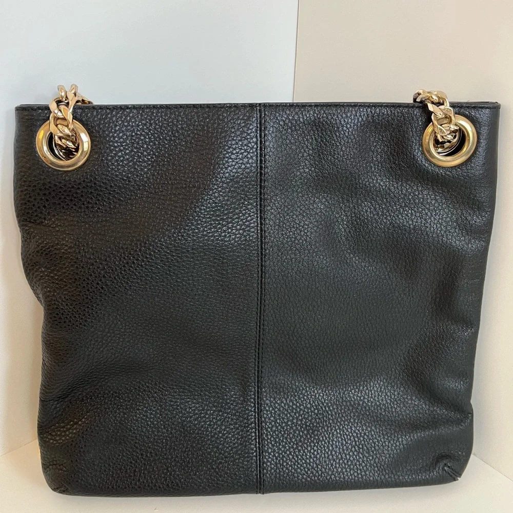 14th & Union Black Faux Leather Crossbody or Shoulder Bag - Picture 2 of 12